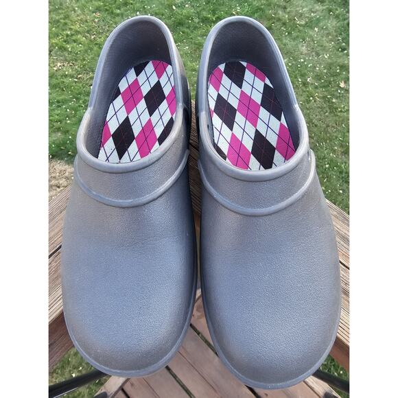 Crocs Shoes Womens Sz 9 Brown Neria Dual Comfort Slip Resistant Work Clog - Picture 3 of 8